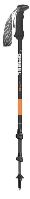 GABEL BASTONCINI X TRAIL BLACK/ORANGE 70084472 GABEL BASTONCINI X TRAIL BLACK/ORANGE 70084472