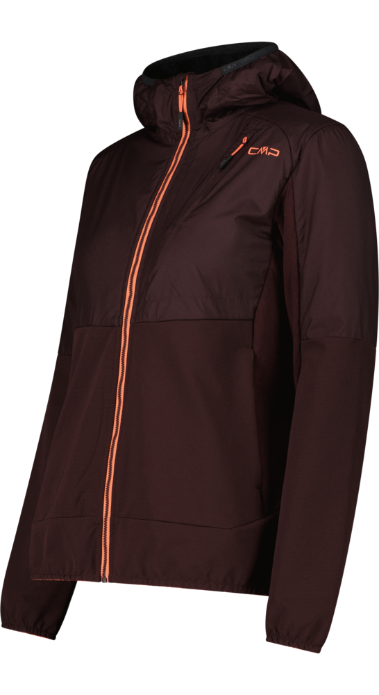 CMP Giacca donna ibrida con cappuccio fisso 36M1066-c595 CMP Giacca donna ibrida con cappuccio fisso 36M1066-c595