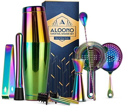 kit cocteleria tornasol 10 piezas