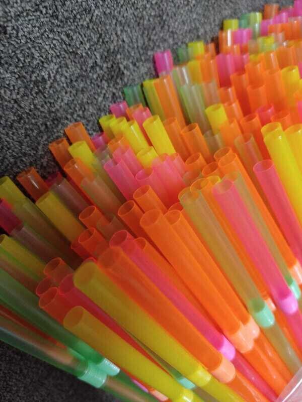 pitillos de colores