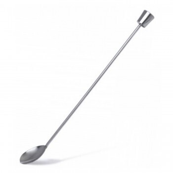 cucharilla para bar con cabo metalico