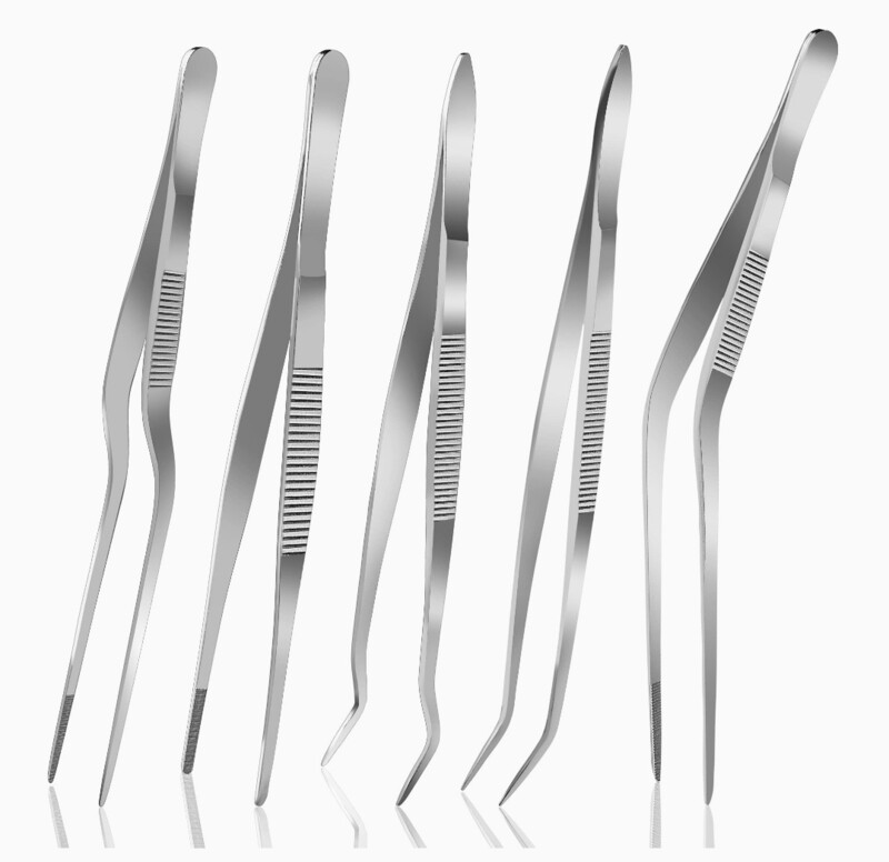 Kit Pinzas multifuncionales bar/cocina x 5 piezas