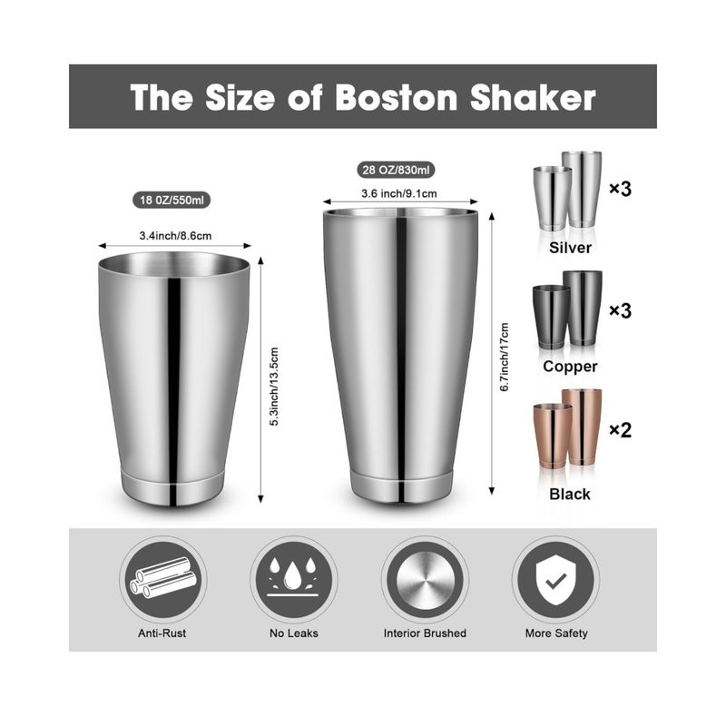 Coctelera Boston Premium promoción