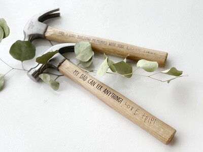 Personalized Hammer | Father's Day Gift | Wood Hammer | Custom Hammer | Dad Gift