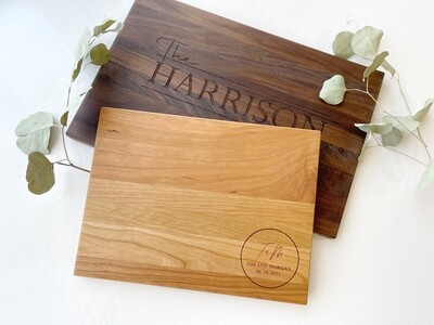 Personalized Name Cutting Board | Engraved Cutting Board | Christmas Gift | Housewarming | Wedding Gift