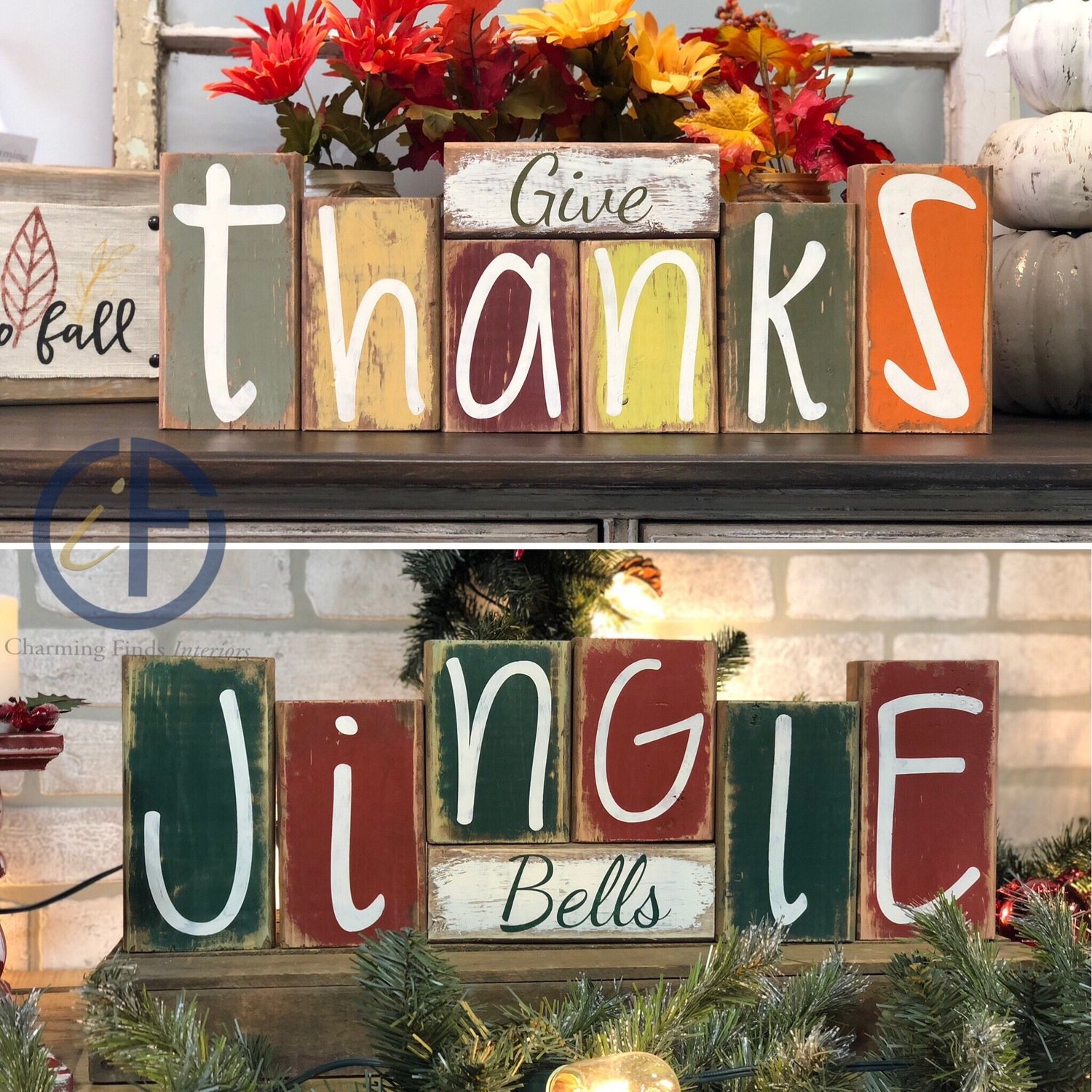 Give Thanks / Jingle Bells Blocks
