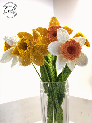 Springtime Crochet Daffodils Pattern