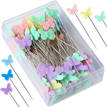 Boxed approx 50 Butterfly pins