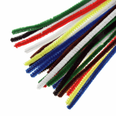 15cmx4mm Chenille Wire Stems - Pack of 30