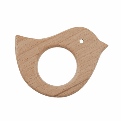 Birch Wood Bird Craft Ring