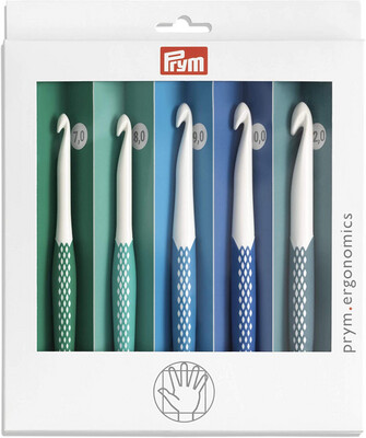 Prym Ergonomics Crochet Hook Set 7.0 - 12.0