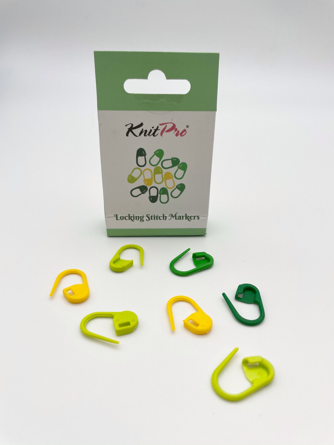 KnitPro Locking Stitch Markers: Plastic: 30 Pieces