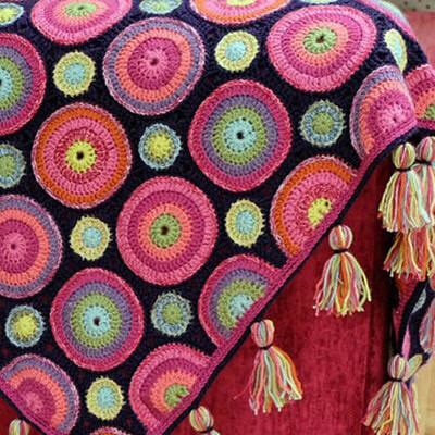 Janie Crow Magic Circles Crochet Blanket Pattern