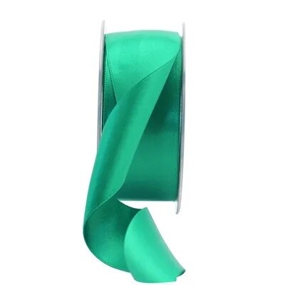 38mm Emerald Green Satin Ribbon