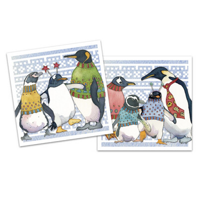 Emma Ball Penguins in Pullovers Mini Notecard Pack