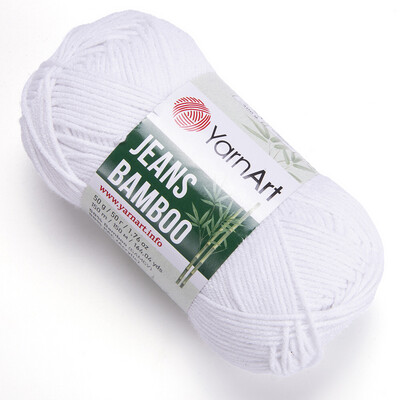 YarnArt Jeans Bamboo 101 - White