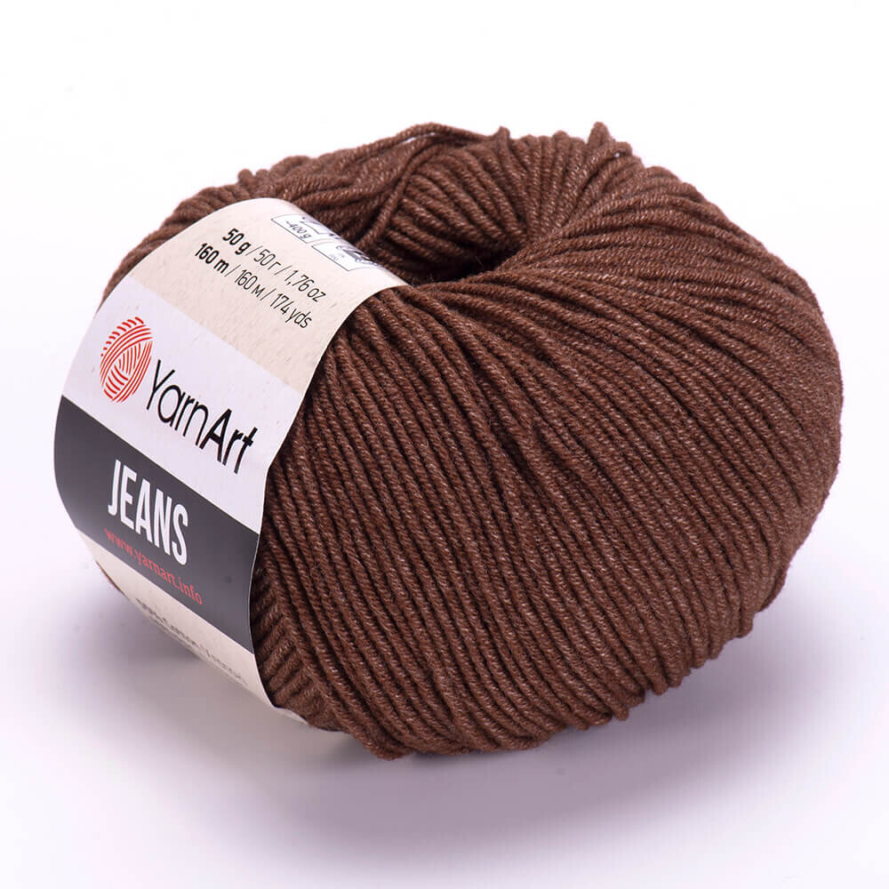 YarnArt Jeans 70 - Dark Brown | Our Little Craft Co | UK Crochet & Craft  Supplies Store
