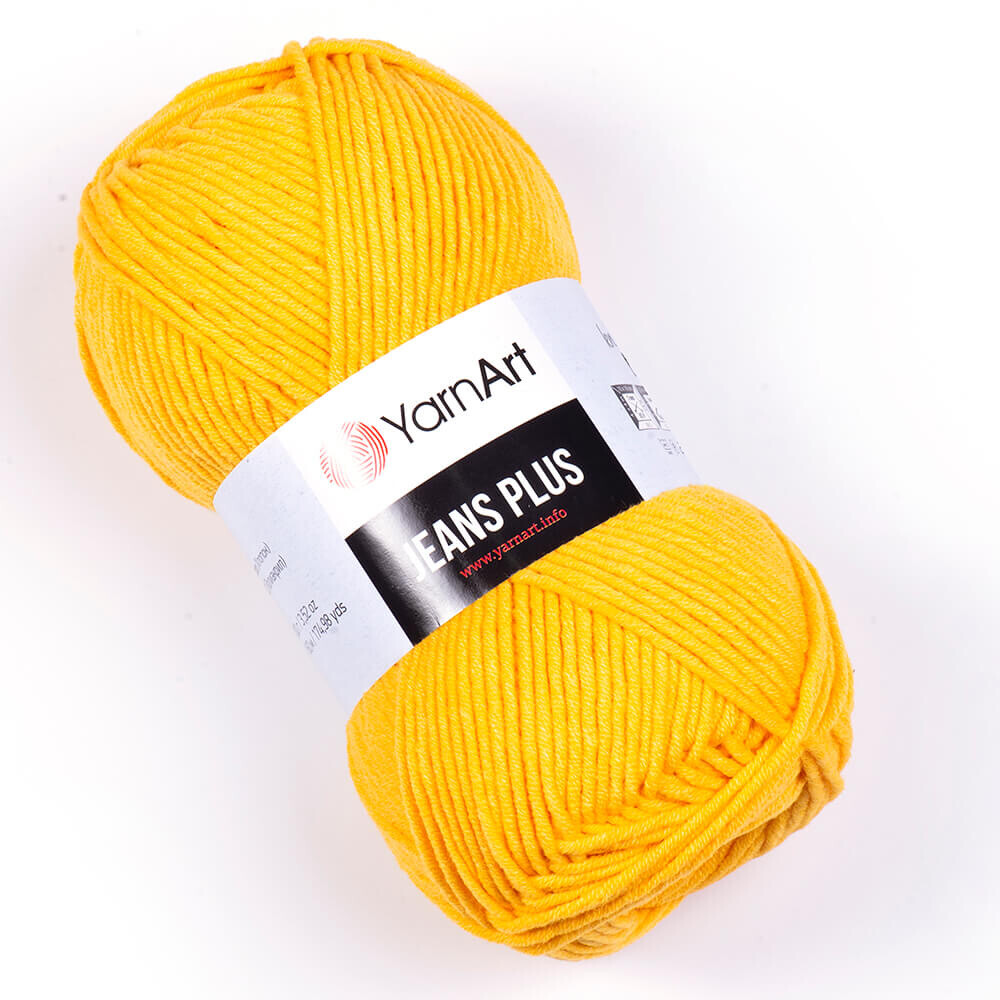 YarnArt Jeans Plus 35 Yellow, Our Little Craft Co