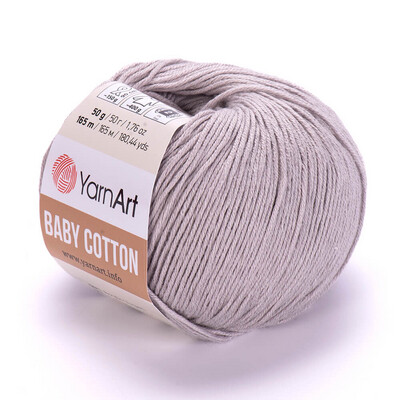 YarnArt Baby Cotton 406 - Light Grey