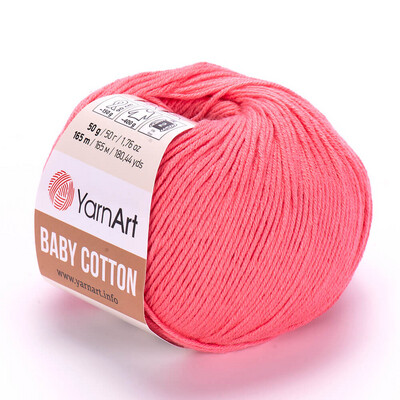 YarnArt Baby Cotton 420 - Coral Pink