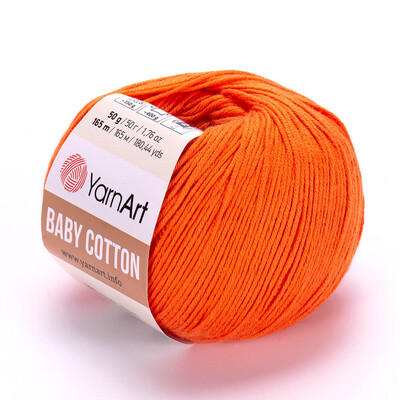 YarnArt Baby Cotton 421 - Dark Bright Orange