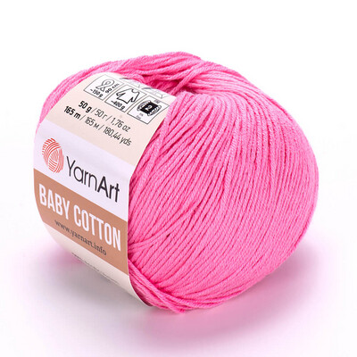 YarnArt Baby Cotton 414 - Pink