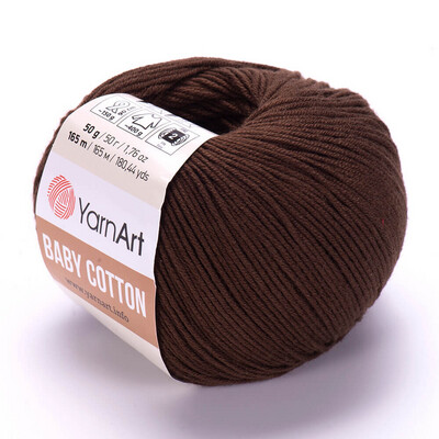 YarnArt Baby Cotton 408 - Brown