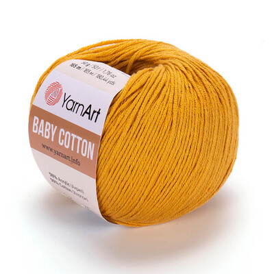 YarnArt Baby Cotton 433 - Mustard Yellow