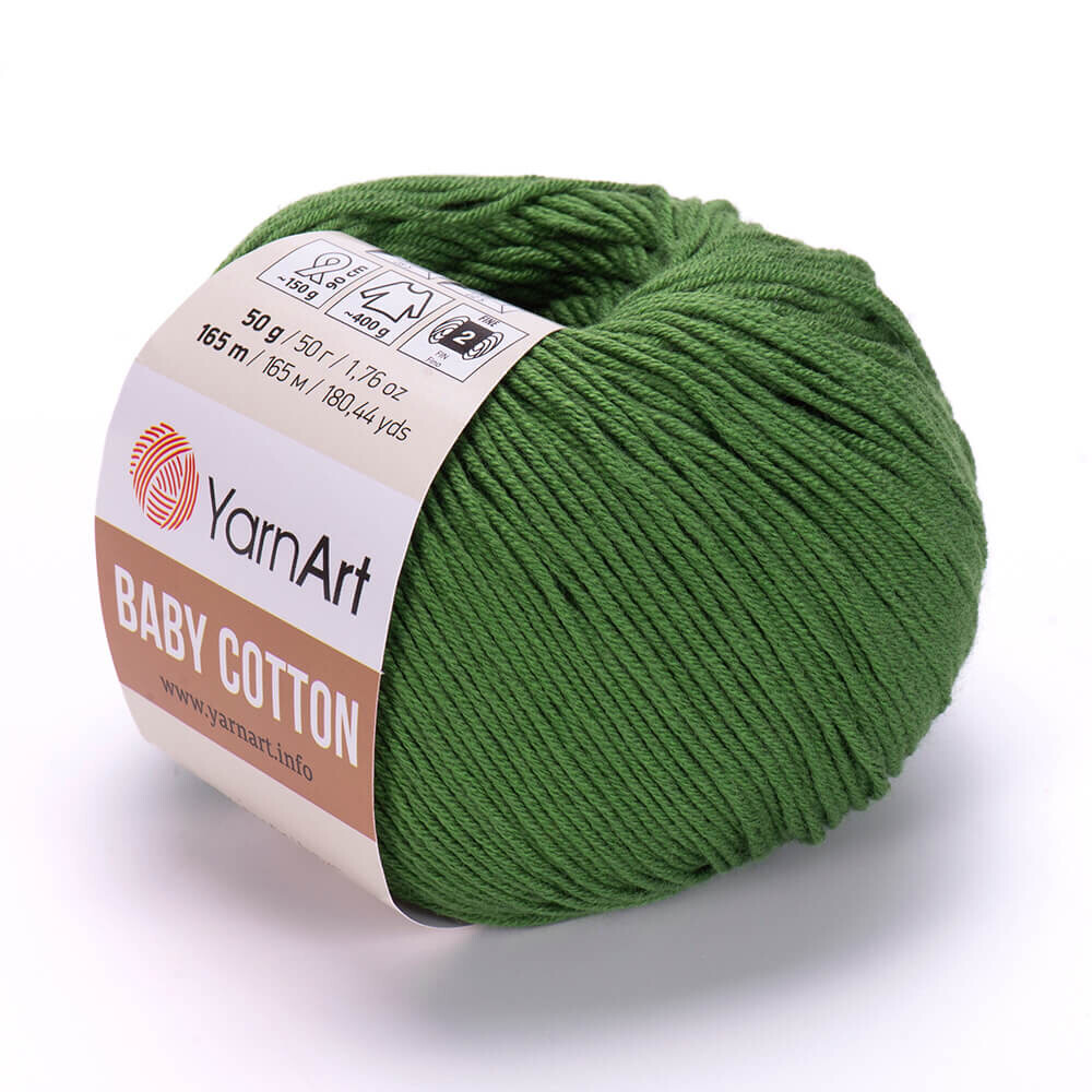 YarnArt Baby Cotton 441 - Forest Green