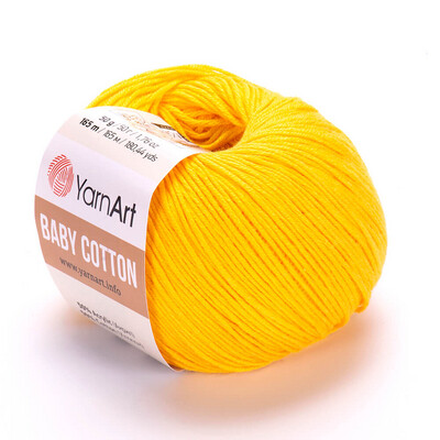 YarnArt Baby Cotton 432 - Yellow