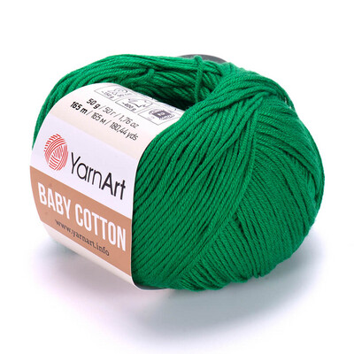 YarnArt Baby Cotton 442 - Bright Green