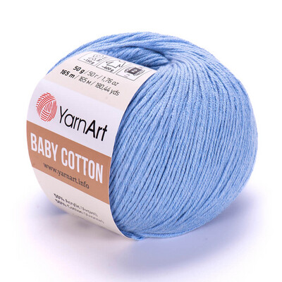 YarnArt Baby Cotton 448 - Cornflower Blue