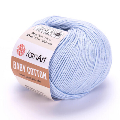 YarnArt Baby Cotton 450 - Baby Blue