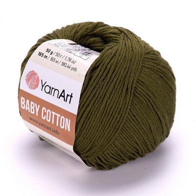 YarnArt Baby Cotton 443 - Khaki Green
