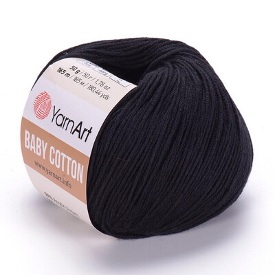 YarnArt Baby Cotton 460 - Black