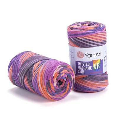 YarnArt Twisted Macrame 3mm VR 922