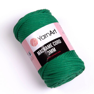 YarnArt Macrame Cord 3mm 759 - Emerald Green