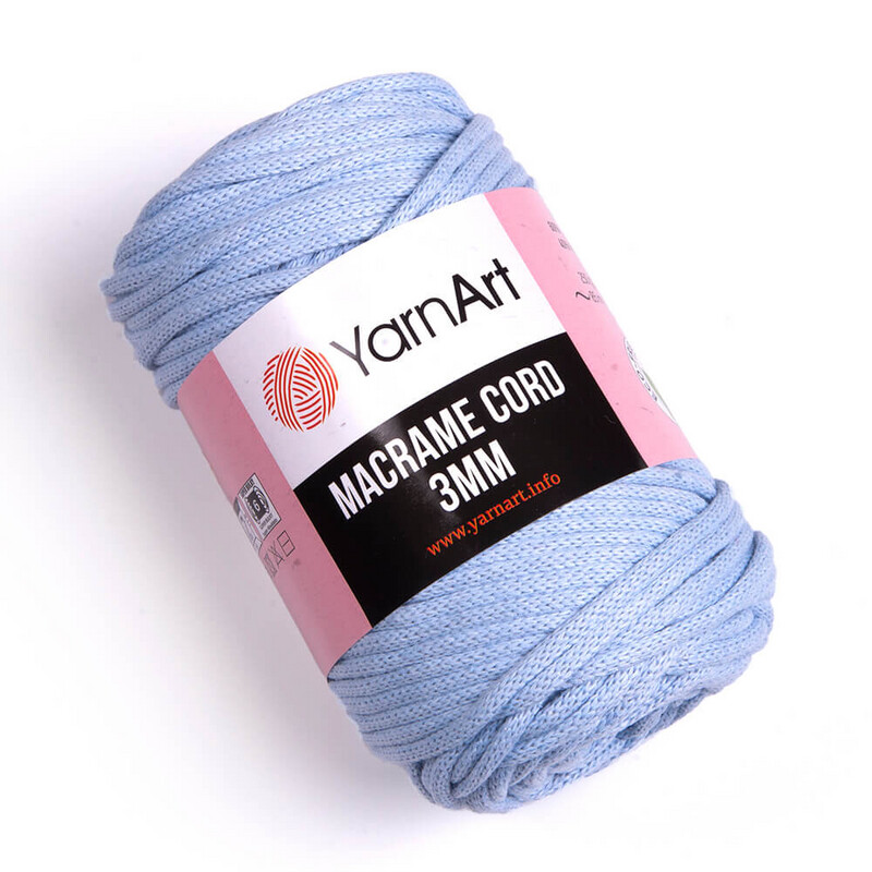 YarnArt Macrame Cord 3mm 760 - Light Blue