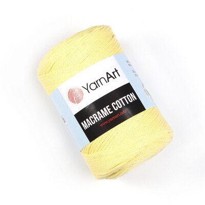 YarnArt Macrame Cotton 754 - Light Yellow