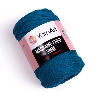 YarnArt Macrame Cord 3mm 789 - Petrol Blue