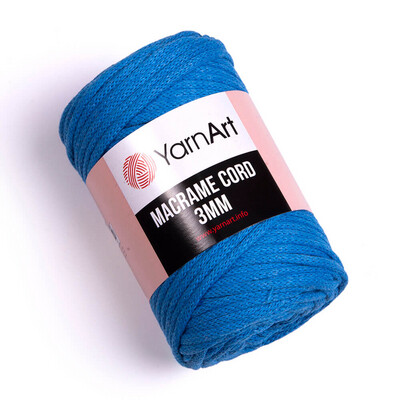 YarnArt Macrame Cord 3mm 786 - Blue