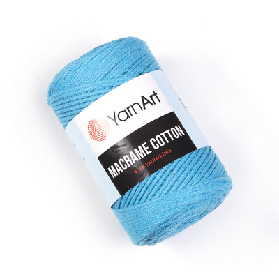 YarnArt Macrame Cotton 763 - Turquoise Blue