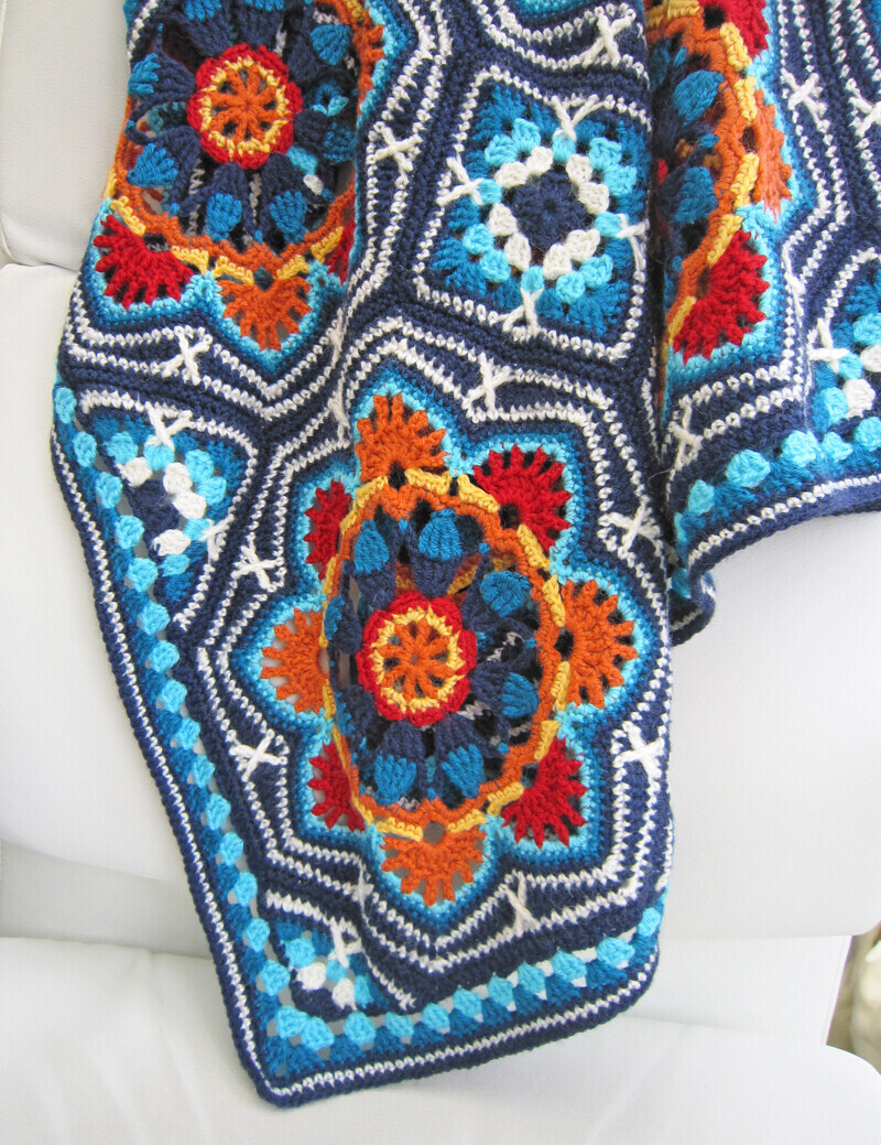 Janie Crow Persian Tiles Crochet Blanket