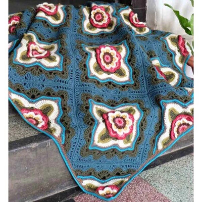 Janie Crow Indian Roses Blanket Pattern