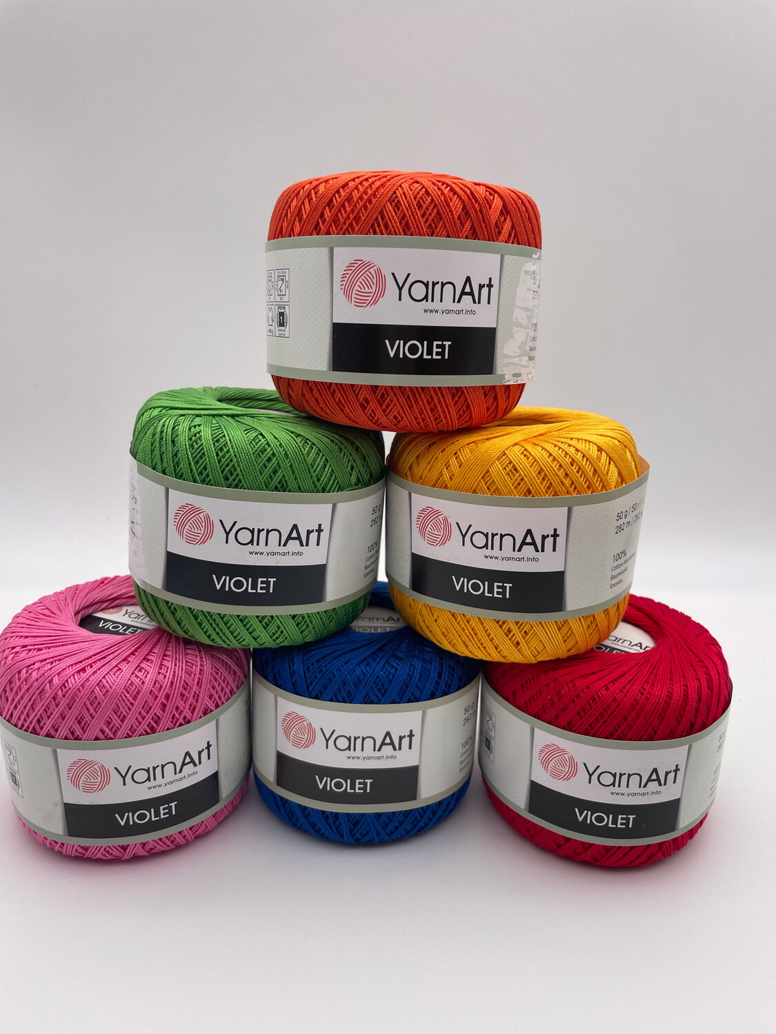 6 x YarnArt Violet Rainbow Bundle