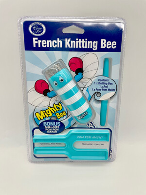 French Knitter and Pom Pom Maker - Blue French Knitter and Pom Pom Maker - Blue