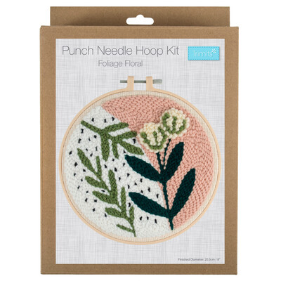 Trimits Punch Needle Kit Foliage Floral