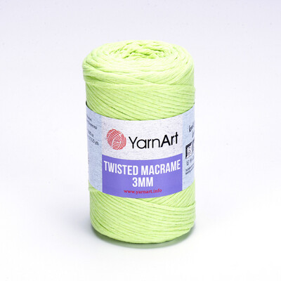 YarnArt Twisted Macrame 3mm 755 - Light Green