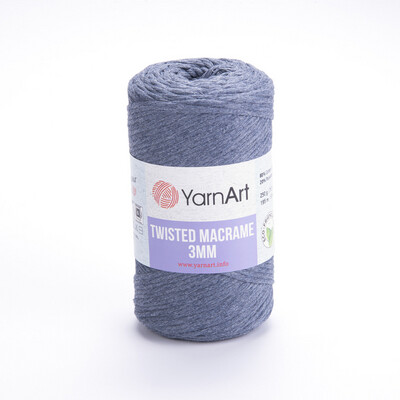 YarnArt Twisted Macrame 3mm 761 - Denim Blue