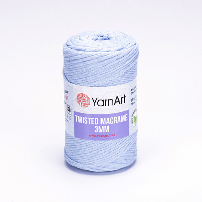 YarnArt Twisted Macrame 3mm 760 - Light Blue